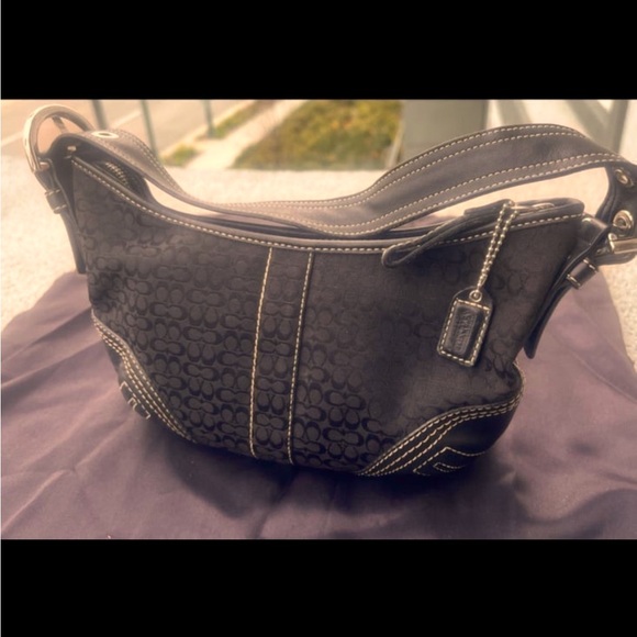 Vintage Y2K Coach Soho Signature Small Hobo bag - Picture 4 of 9